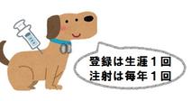 登録と注射