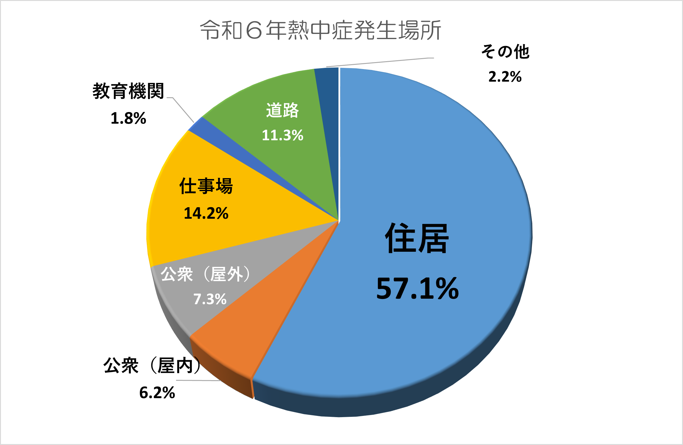 熱中症円グラフ