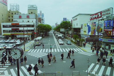 平成14年の駅前通り