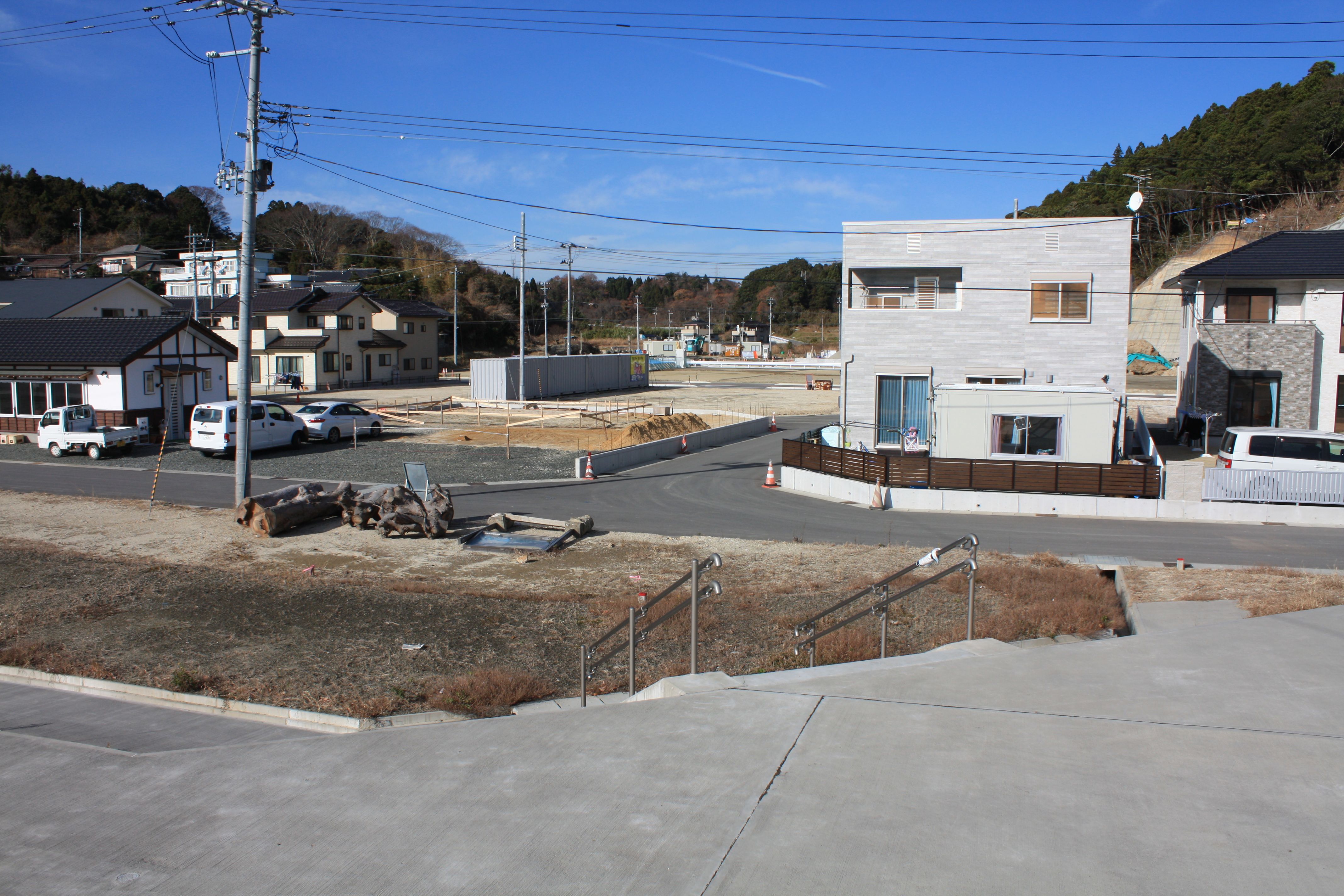 14 小浜震災復興土地区画整理事業区域(平成29年12月、おやけこういち氏撮影)