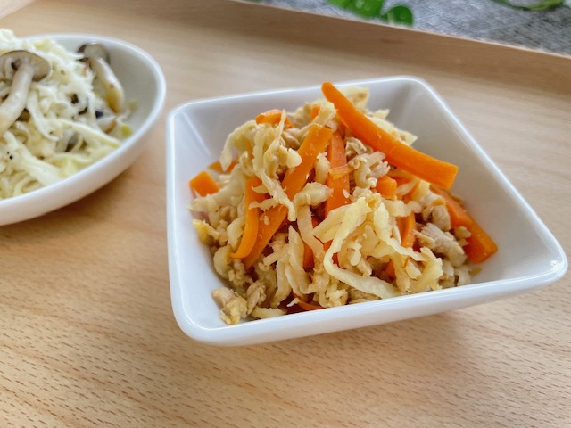 切り干し大根のツナご飯風炒めの写真