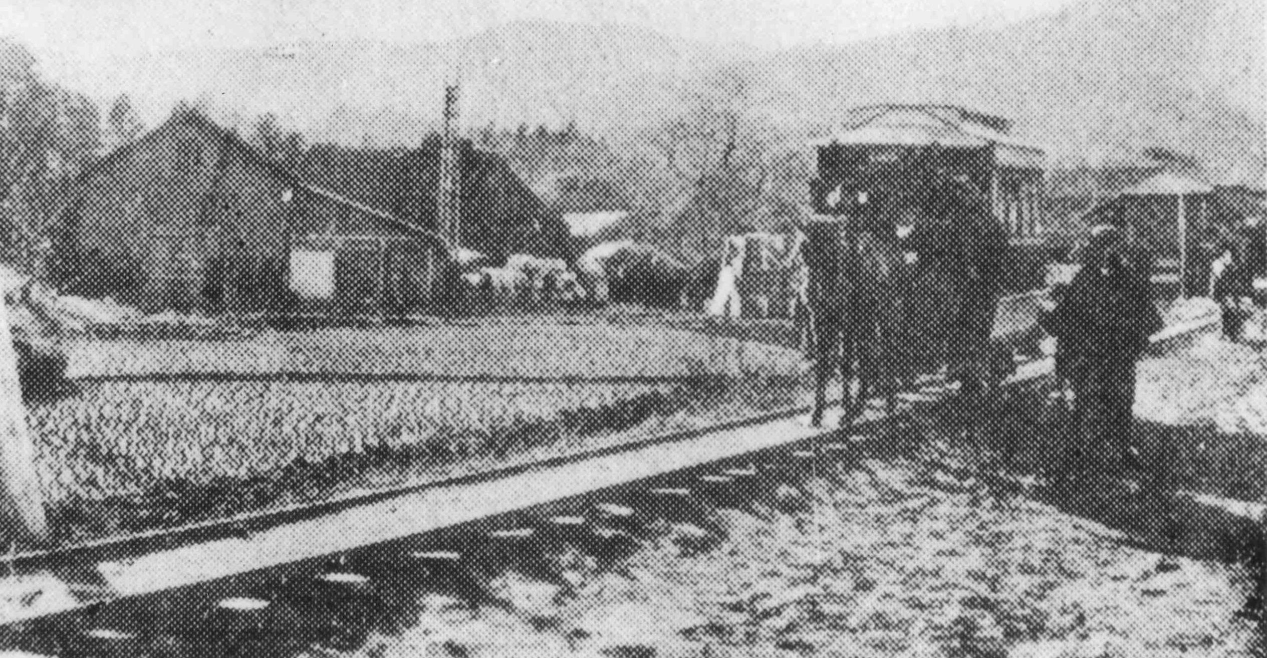 3 川部村地内の勿来軌道(明治43年『石城郡誌)』より)