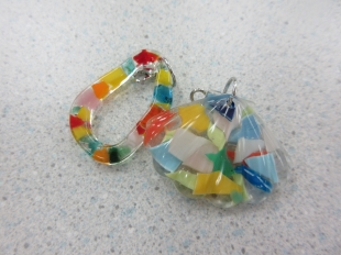 海洋プラスチックで小物作り教室