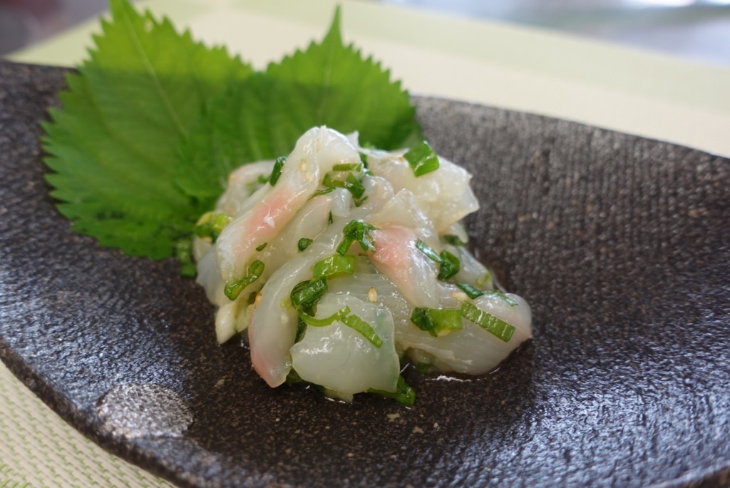 ひらめのナムル