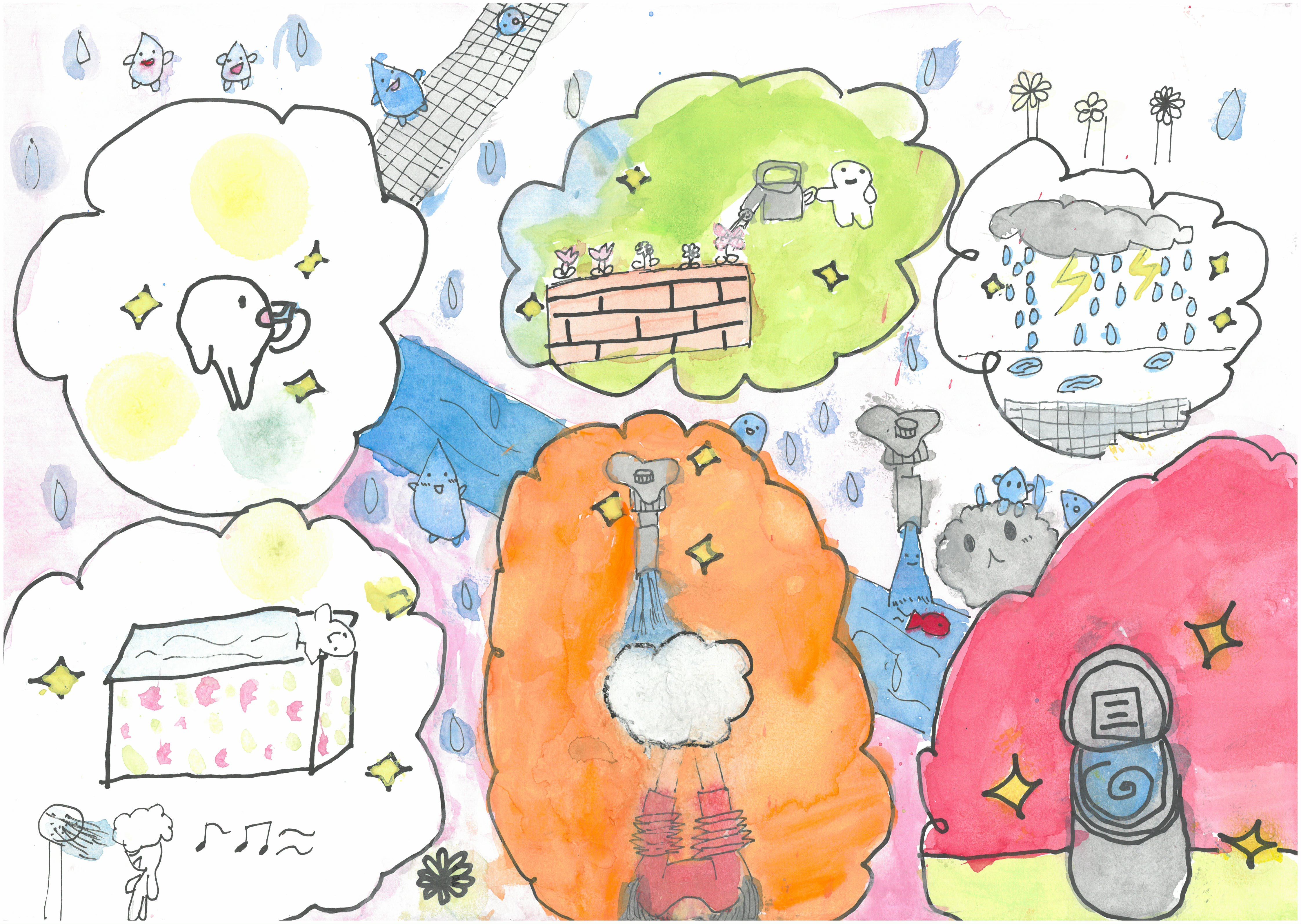 佳作　水の使い方いっぱい！！