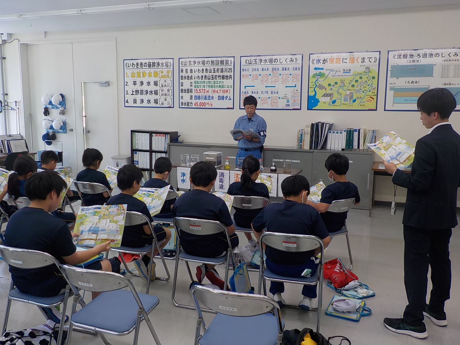 令和６年　浄水場見学の様子